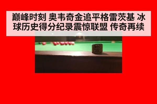 巅峰时刻 奥韦奇金追平格雷茨基 冰球历史得分纪录震惊联盟 传奇再续